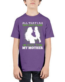 all that i am or hope to be i owe to my mother 44# - parents day - Youth Tee Unisex
