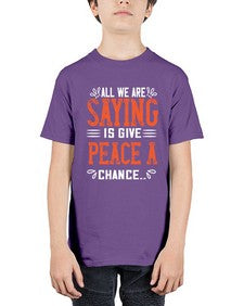 all we are saying 18# - vegan - Youth Tee Unisex