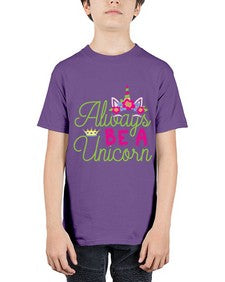 always be a unicorn 7# - unicorn - Youth Tee Unisex