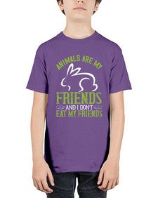 animals are my friends and i dont eat my friendss 560# - vegan - Youth Tee Unisex