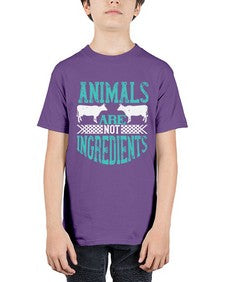 animals are not ingredients 562# - vegan - Youth Tee Unisex
