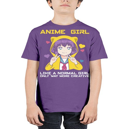 anime girl like a normal girl209# - anime - Youth Tee Unisex