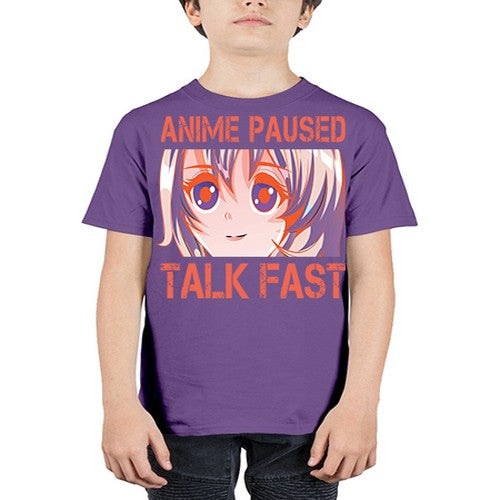 anime paused talk fast211# - anime - Youth Tee Unisex