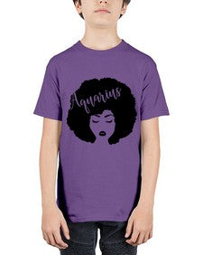 aquarius62# - black girls or women - Youth Tee Unisex