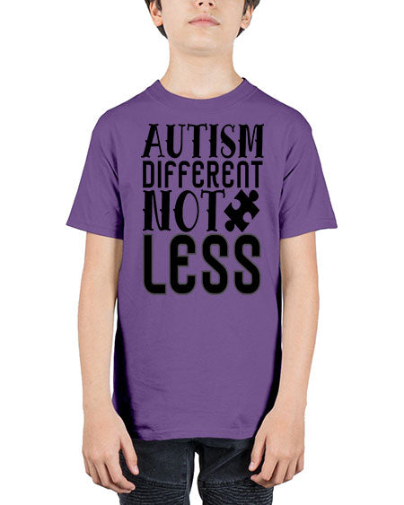 autism different not less Style 6# - autism - Youth Tee Unisex