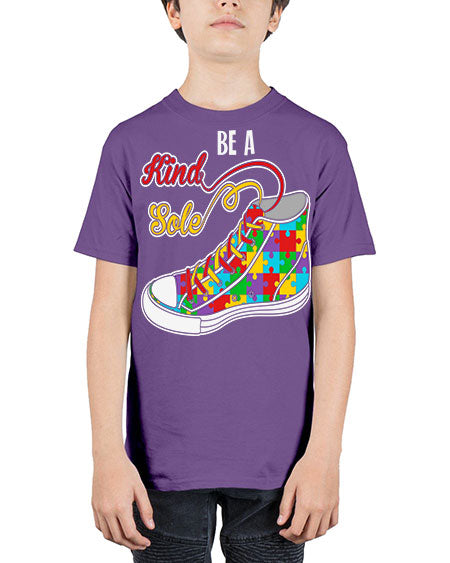 be a kind sole autism 59# - autism - Youth Tee Unisex