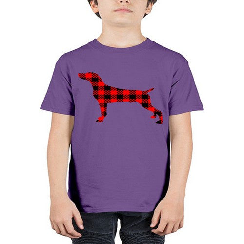 buffalo plaid beagle 63# - dogs - Youth Tee Unisex