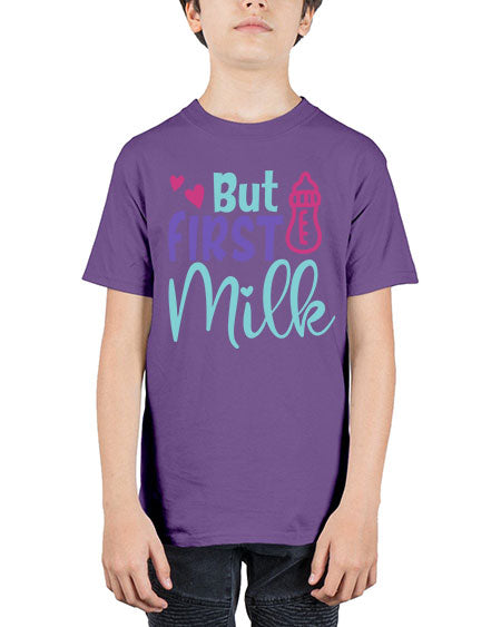 but first milk Style 49# - baby - Youth Tee Unisex