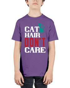 cat hair dont care o Style 29# - cats - Youth Tee Unisex