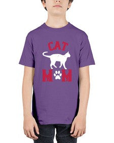 cat mom Style 35# - cats - Youth Tee Unisex
