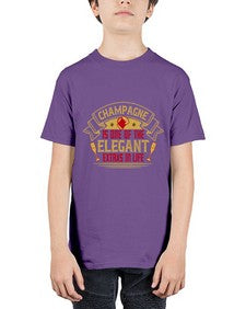 champagne is one of the elegant extras in life 79# - drinking - Youth Tee Unisex