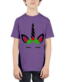 christmas unicorn 81# - unicorn - Youth Tee Unisex