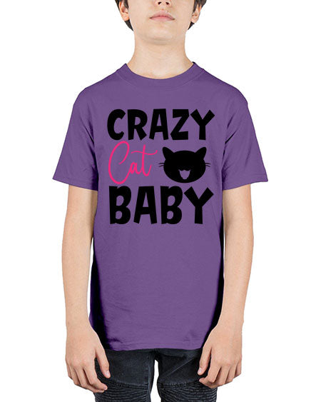 crazy cat baby Style 66# - baby - Youth Tee Unisex