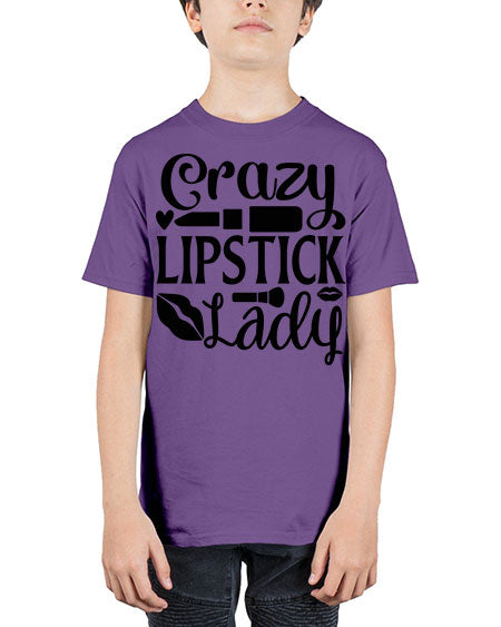 crazy lipstick lady 6# - beauty - fashion - Youth Tee Unisex