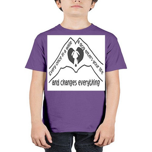 dog changes everything 75# - dogs - Youth Tee Unisex
