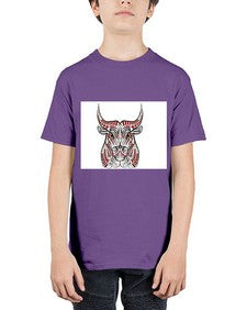 ethnic bull 418# - mandala - Youth Tee Unisex