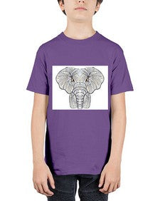 ethnic elefant 422# - mandala - Youth Tee Unisex