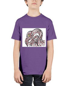 ethnic flamingo 423# - mandala - Youth Tee Unisex