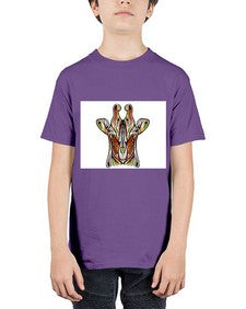 ethnic giraffe 425# - mandala - Youth Tee Unisex