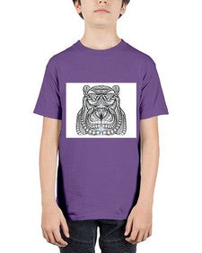 ethnic hippo 426# - mandala - Youth Tee Unisex
