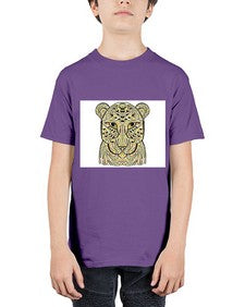 ethnic leopard 429# - mandala - Youth Tee Unisex