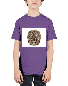 ethnic lion 430# - mandala - Youth Tee Unisex