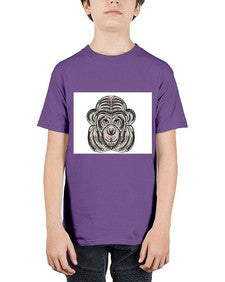 ethnic monkey 431# - mandala - Youth Tee Unisex