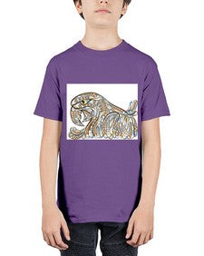 ethnic parrot 435# - mandala - Youth Tee Unisex