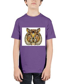 ethnic tiger 439# - mandala - Youth Tee Unisex