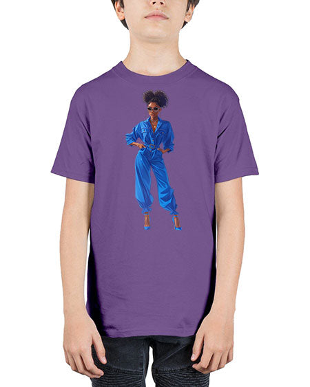 fashion girl in indigo 43# -  fashion - Youth Tee Unisex