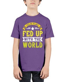 fed by plans fed up with the world 168# - vegan - Youth Tee Unisex