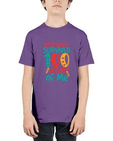 first Grade survived one hundred days of me 159# - one hundred days - Youth Tee Unisex