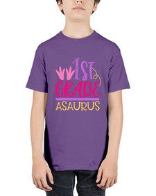 first grade asaurus 117# - first grade - Youth Tee Unisex