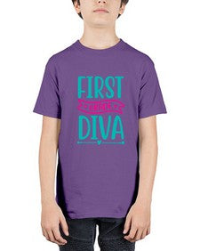 first grade diva 123# - first grade - Youth Tee Unisex