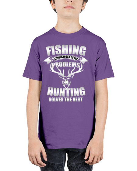 fishing 29# - shark-fish - Youth Tee Unisex