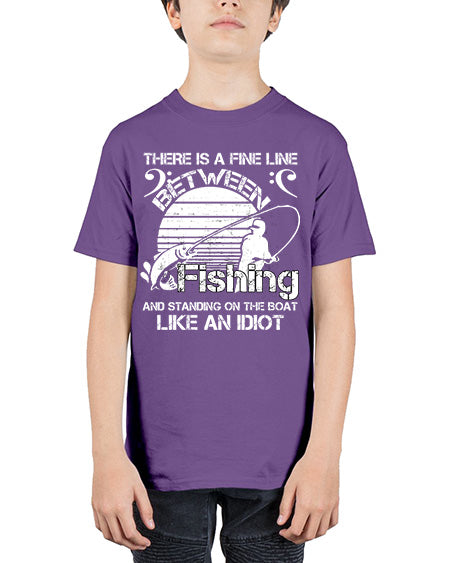 fishing 31# - shark-fish - Youth Tee Unisex