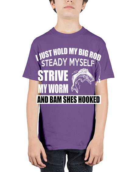 fishing 32# - shark-fish - Youth Tee Unisex