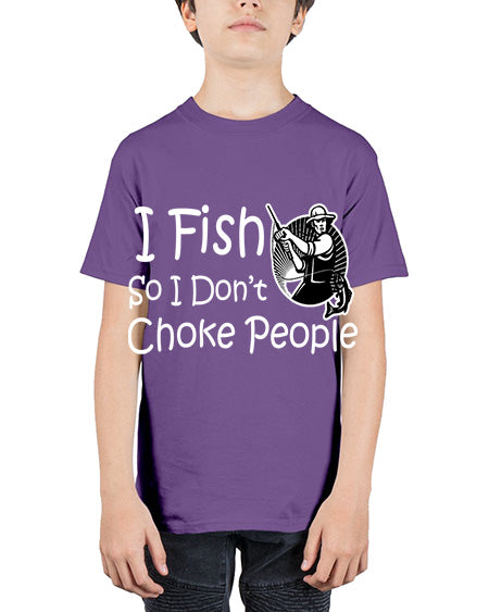 fishing 34# - shark-fish - Youth Tee Unisex