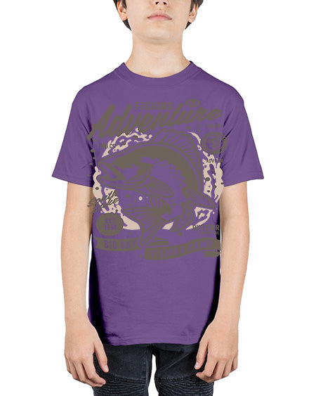 fishing adventure 51# - shark-fish - Youth Tee Unisex