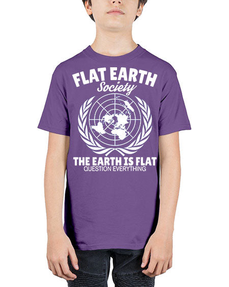 flat earth society 23# - nature - Youth Tee Unisex