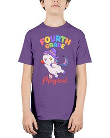 fourth Grade is Magical Unicorn 186# - fourth grade - Youth Tee Unisex