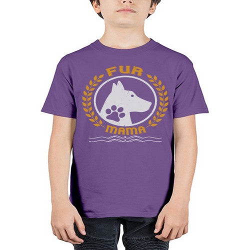 fur mama Style 204# - dogs - Youth Tee Unisex