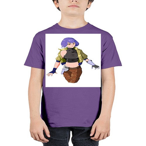 girl with gauntlet169# - anime - Youth Tee Unisex