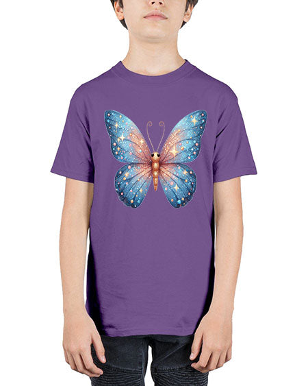 glitter butterfly 10# - butterfly - Youth Tee Unisex