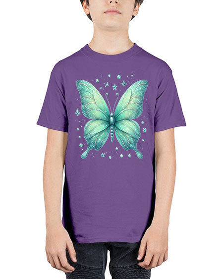 glitter butterfly 11# - butterfly - Youth Tee Unisex