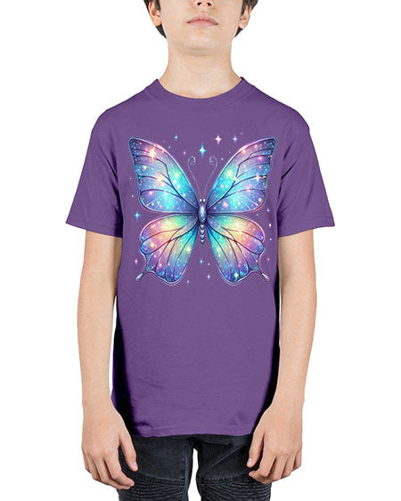glitter butterfly 14# - butterfly - Youth Tee Unisex