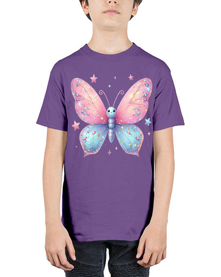 glitter butterfly 18# - butterfly - Youth Tee Unisex