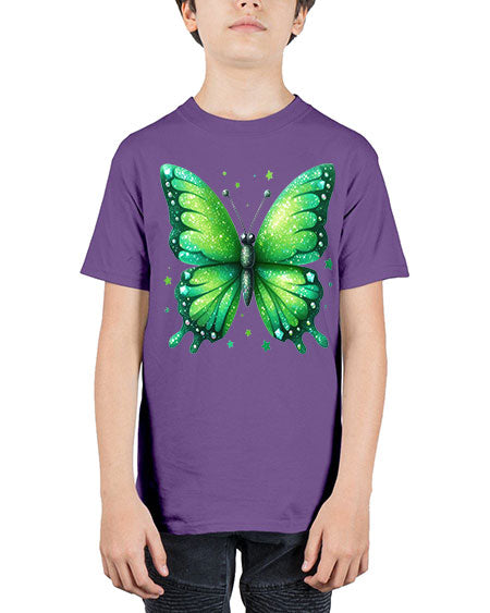 glitter butterfly 4# - butterfly - Youth Tee Unisex