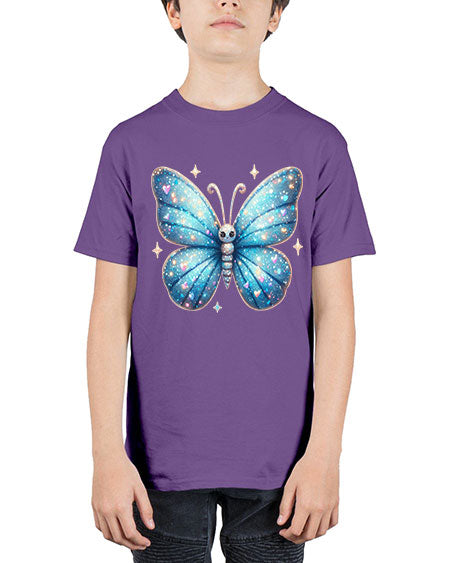 glitter butterfly 9# - butterfly - Youth Tee Unisex