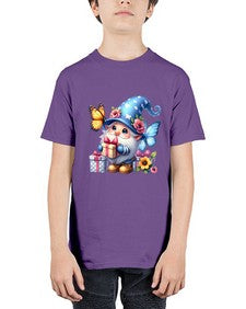gnome with butterfly 03# - gnome - Youth Tee Unisex